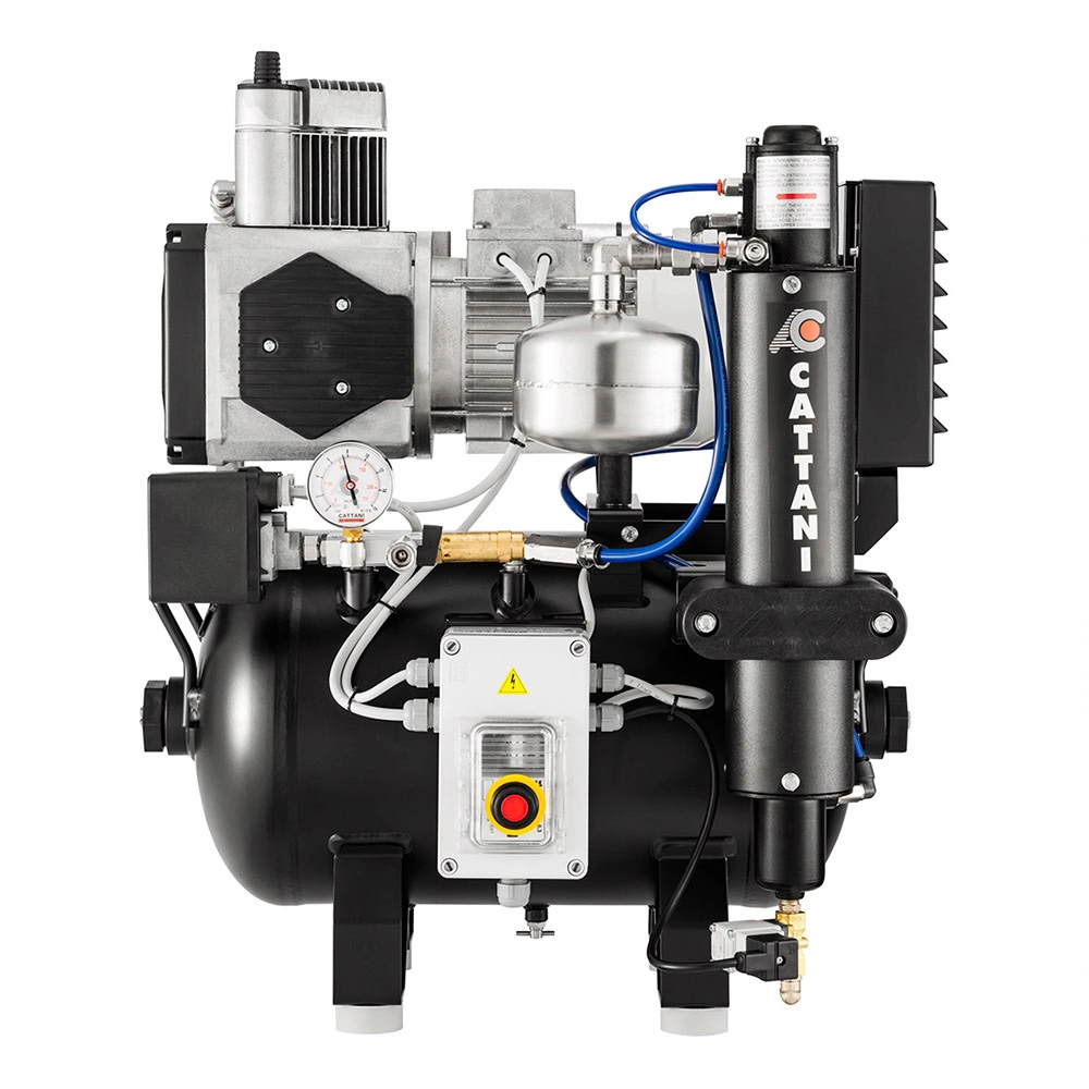 H13130-AC100-Front-1000x1000px-72dpi Cattani compressor AC 100 One cylinder with air dryer - Image 1