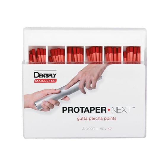 173-0008 Dentsply ProTaper Next gutta percha points for advanced endodontic filling