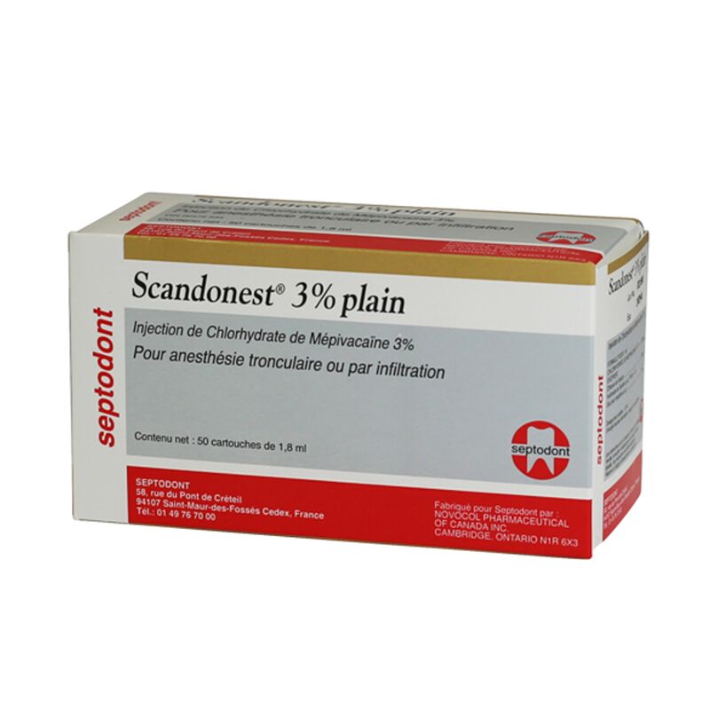 SCANDONEST-3%-SVC-50'S Scandonest 3% – 50 Cartridges
