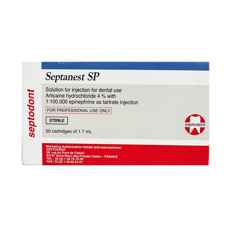 SEPTANEST-SP-4%-1-100,000 Septanest SP 4% – 1:100,000