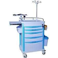 EMERGENCY CRASH CART-ABS Emergency Trolley - Image 1