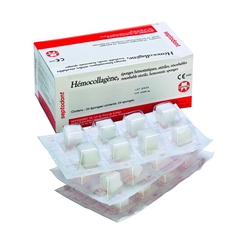 HEMOCOLLAGENE-BOX-OF-24-SPONGES hemocollagene sponges Box of 24 Sponges
