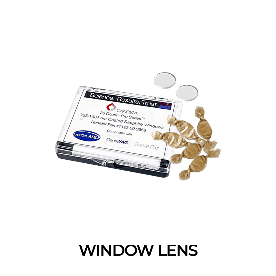 High Quality Window Lenses Box 25 Pcs for Candela Unit