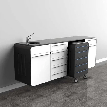 Clinical Cabinet with Mobile Cabinet – KV01 - Image 1